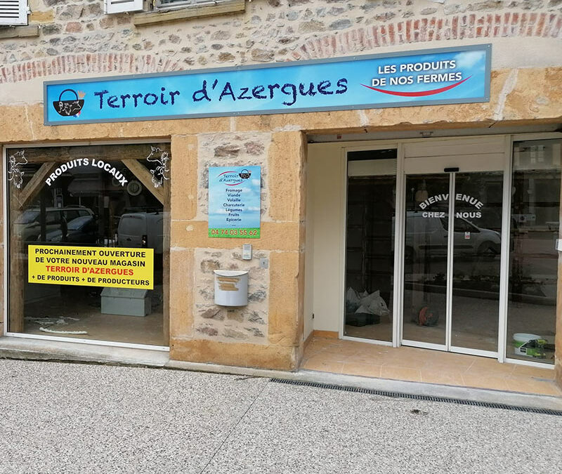 Enseigne et signalétique Terroir d&rsquo;Azergues