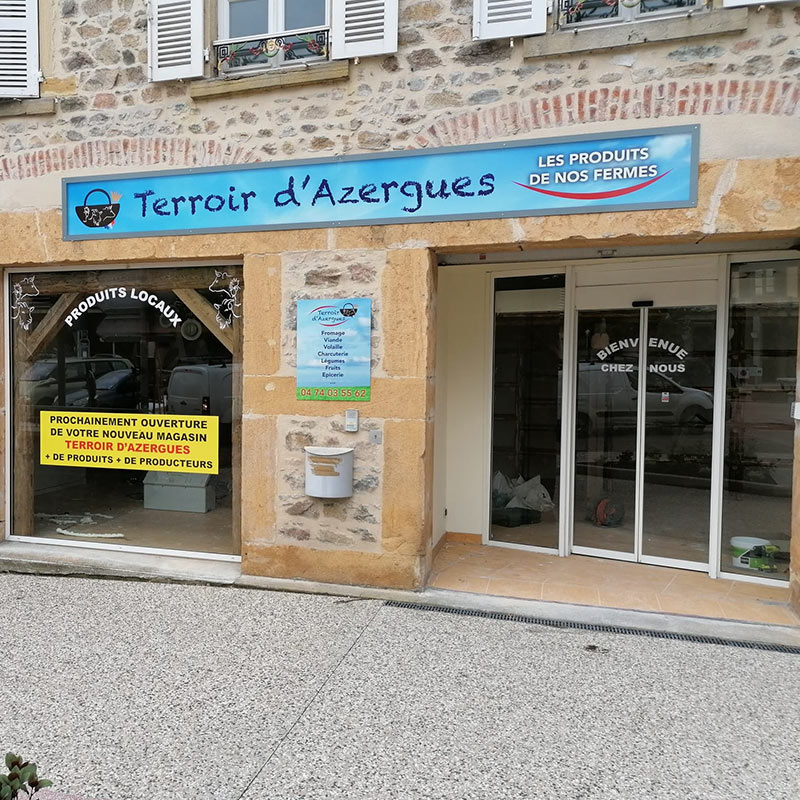 Enseigne et signalétique Terroir d&rsquo;Azergues